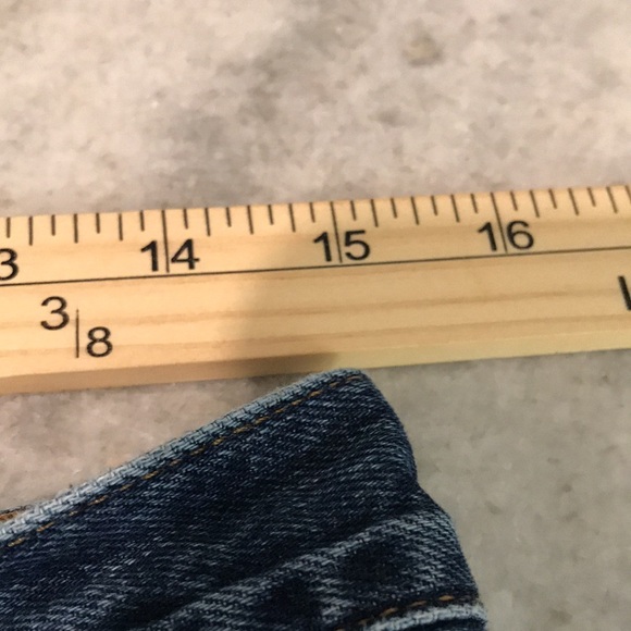 Madewell Kule Dad Jean Mens 30 High Rise Blue Denim Relaxed Button Fly - Picture 8 of 14